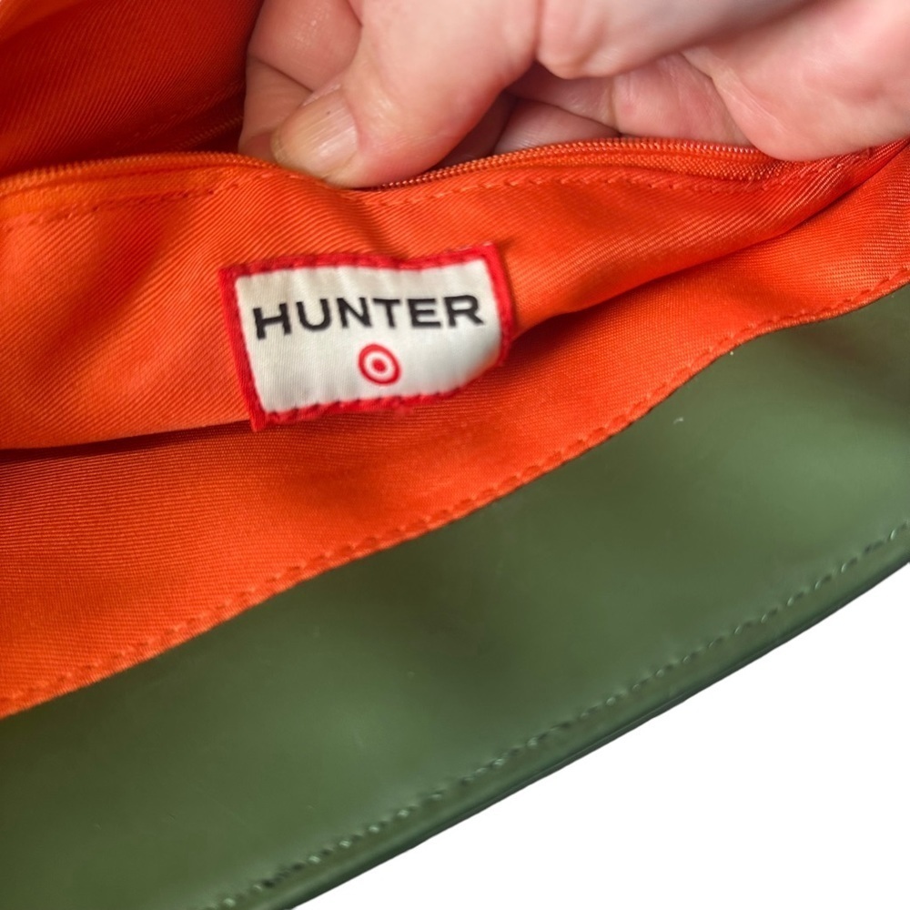 HUNTER | Olive Army Green Large Backpack Zipper Pockets - Picture 9 of 12
